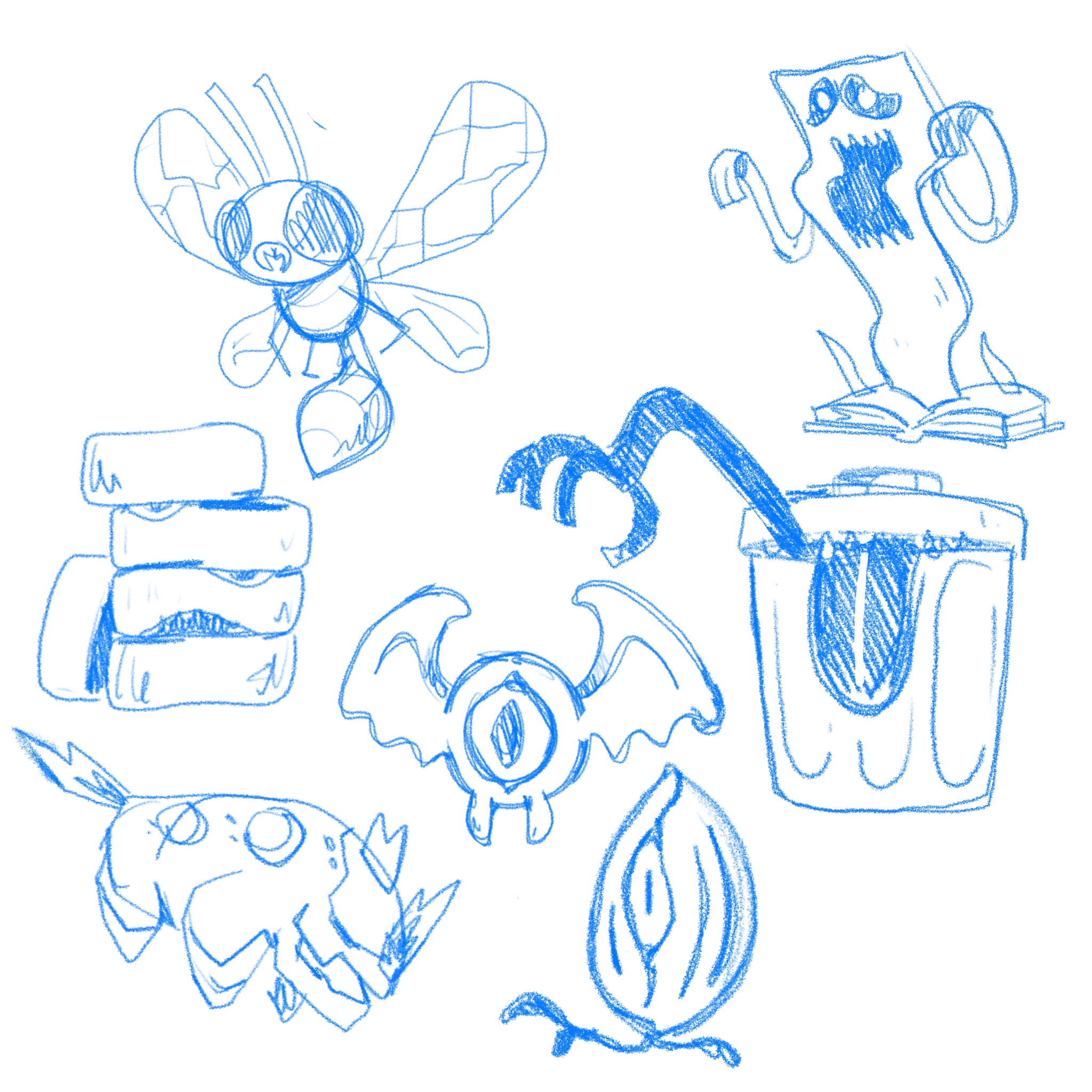 A page from the project’s early visual development