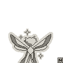 Pixel, back view