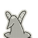 Psihop, back view