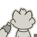 Sparksprite, back view
